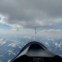 Flugwegposition um 13:47:40: Aufgenommen in der Nähe von Oberallgäu, Deutschland in 3018 Meter